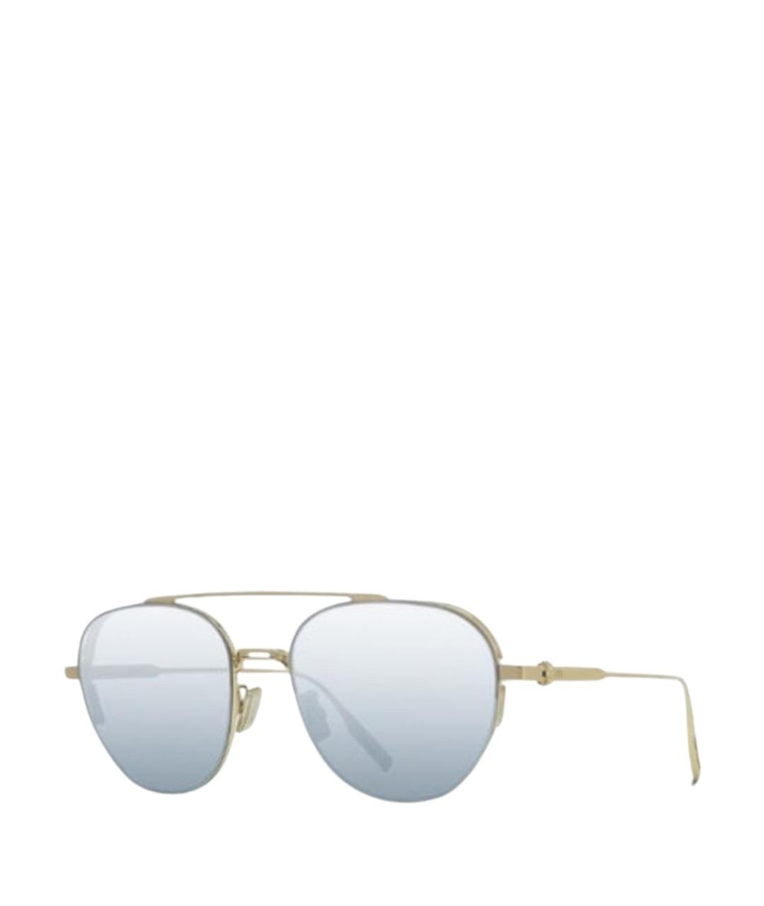 CHRISTIAN DIOR Золотые металлические солнцезащитные очки, фото 1