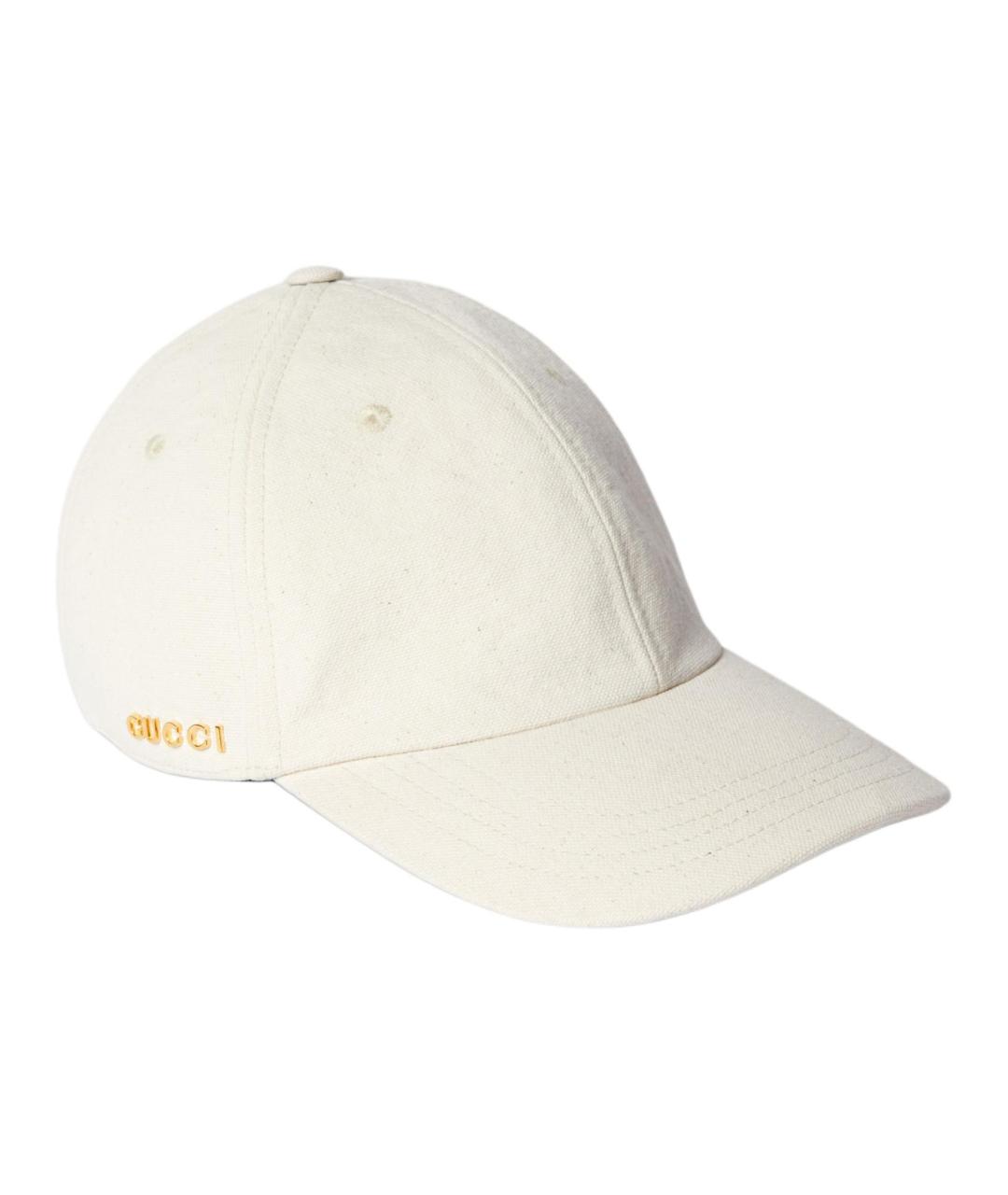 GUCCI Белая кепка, фото 2