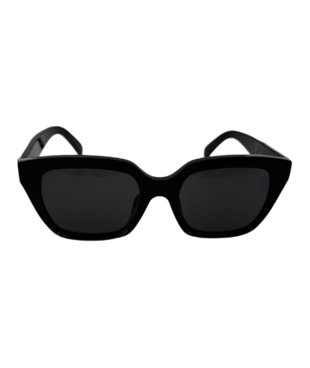 CELINE Черные пластиковые солнцезащитные очки, фото 2