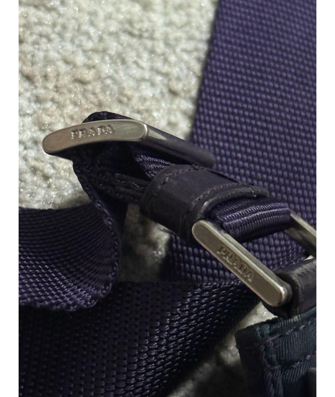 PRADA Темно-синяя сумка на плечо, фото 4