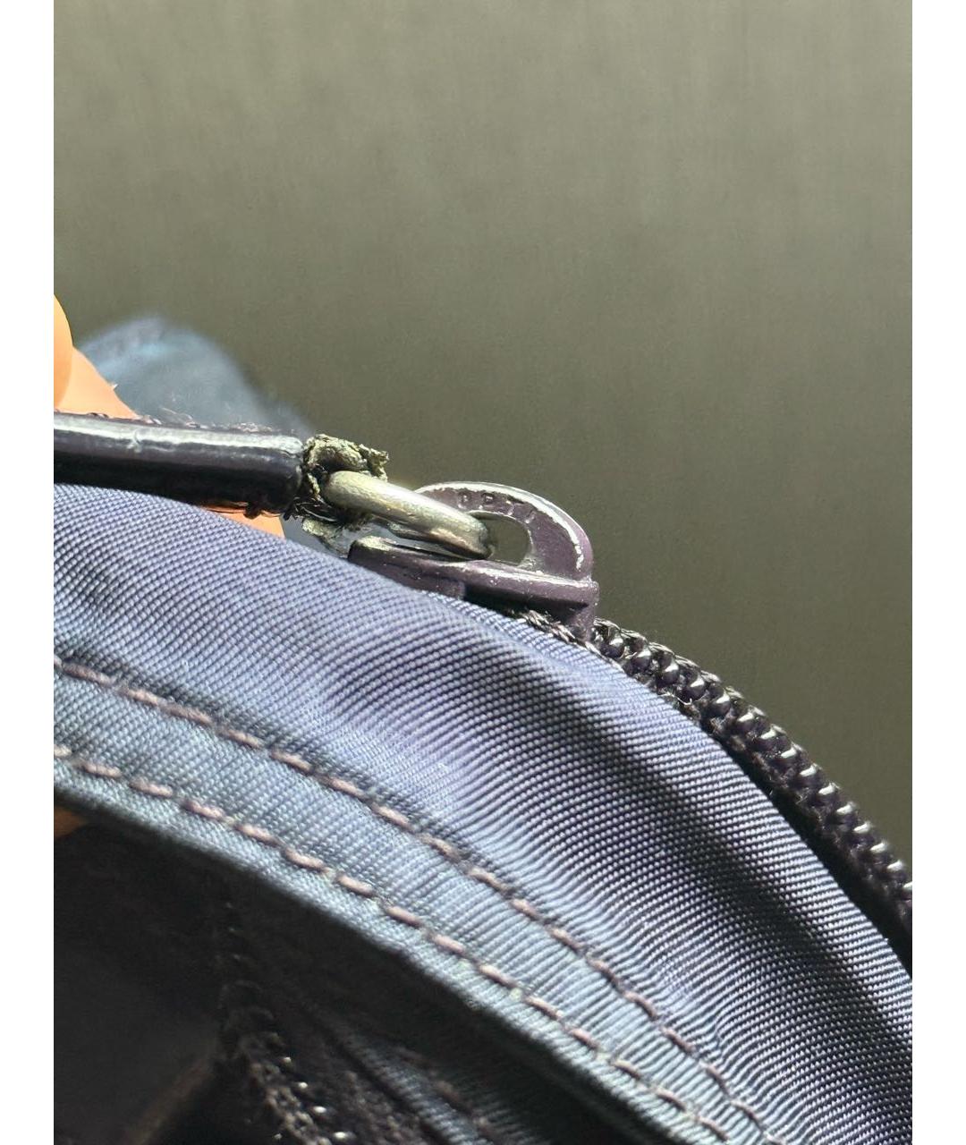 PRADA Темно-синяя сумка на плечо, фото 7