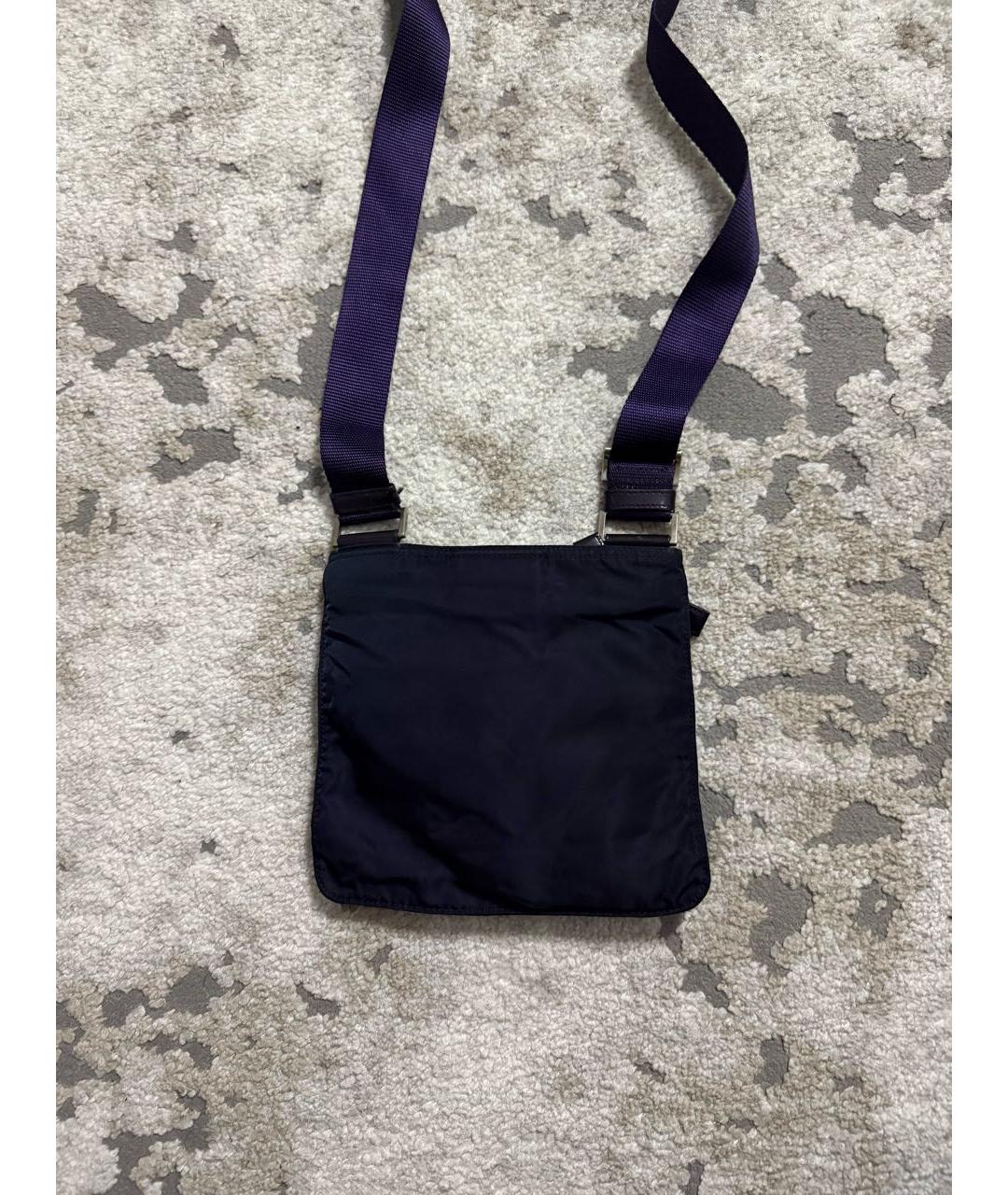 PRADA Темно-синяя сумка на плечо, фото 3