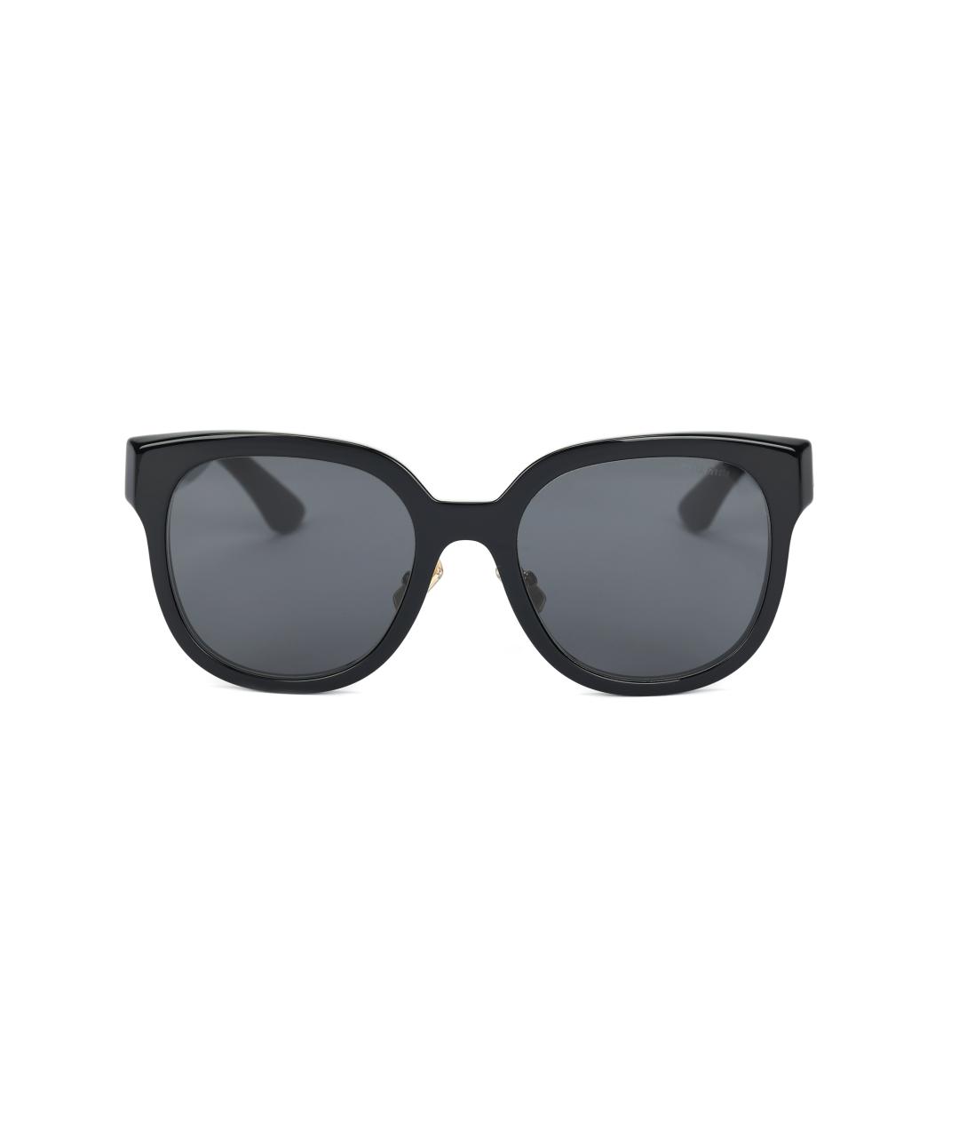 MIU MIU Черные пластиковые солнцезащитные очки, фото 2