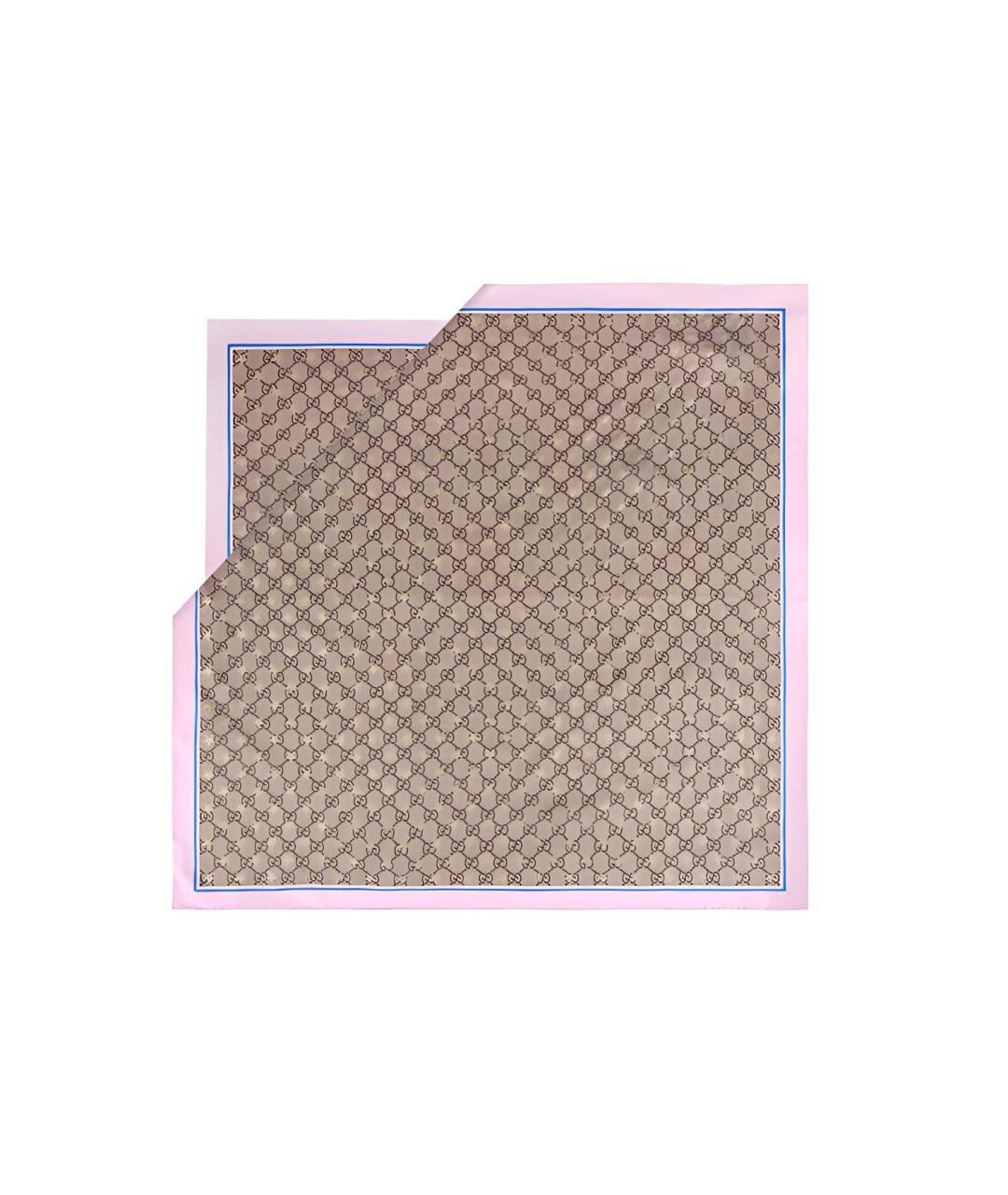 GUCCI Хаки шарф, фото 3