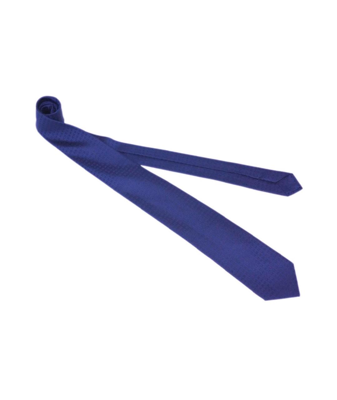 HERMES Синий галстук, фото 3