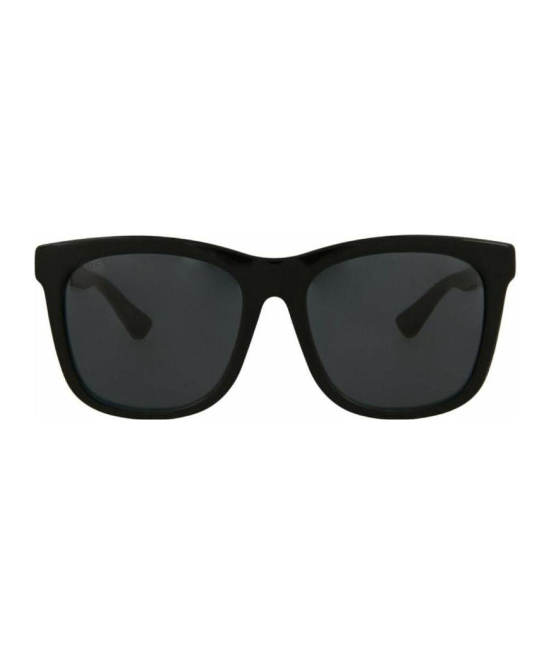 GUCCI Черные пластиковые солнцезащитные очки, фото 2