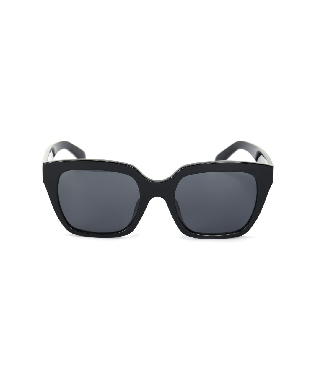 CELINE Черные пластиковые солнцезащитные очки, фото 2