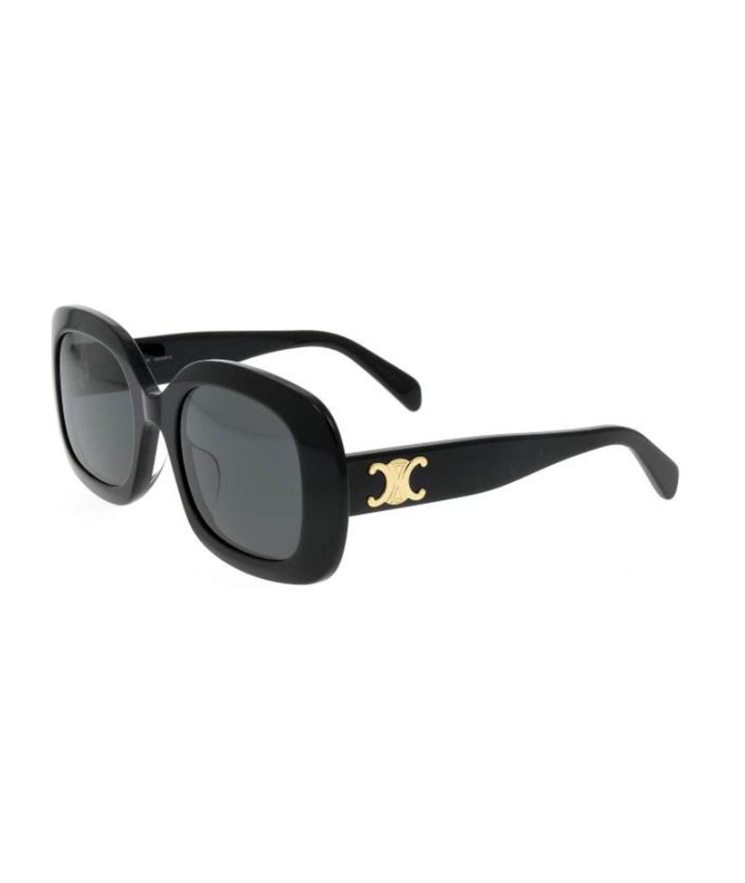 CELINE Черные пластиковые солнцезащитные очки, фото 1