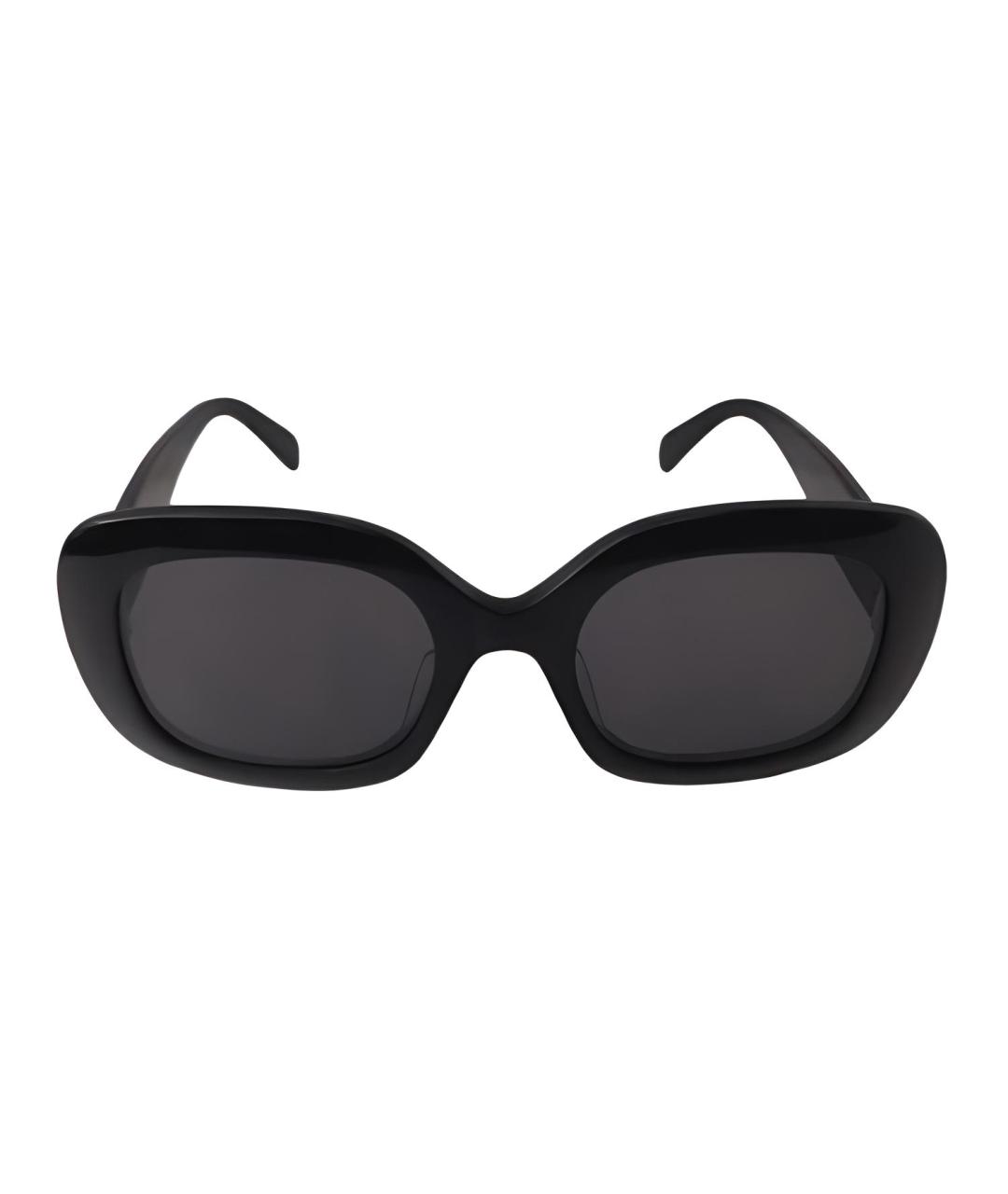 CELINE Черные пластиковые солнцезащитные очки, фото 4
