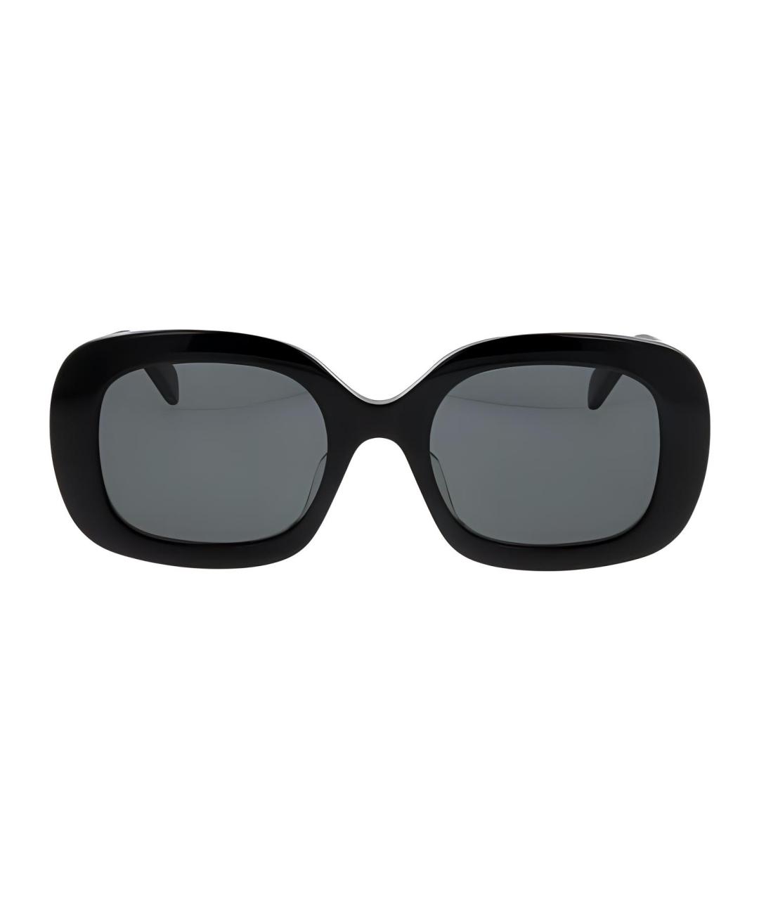 CELINE Черные пластиковые солнцезащитные очки, фото 2