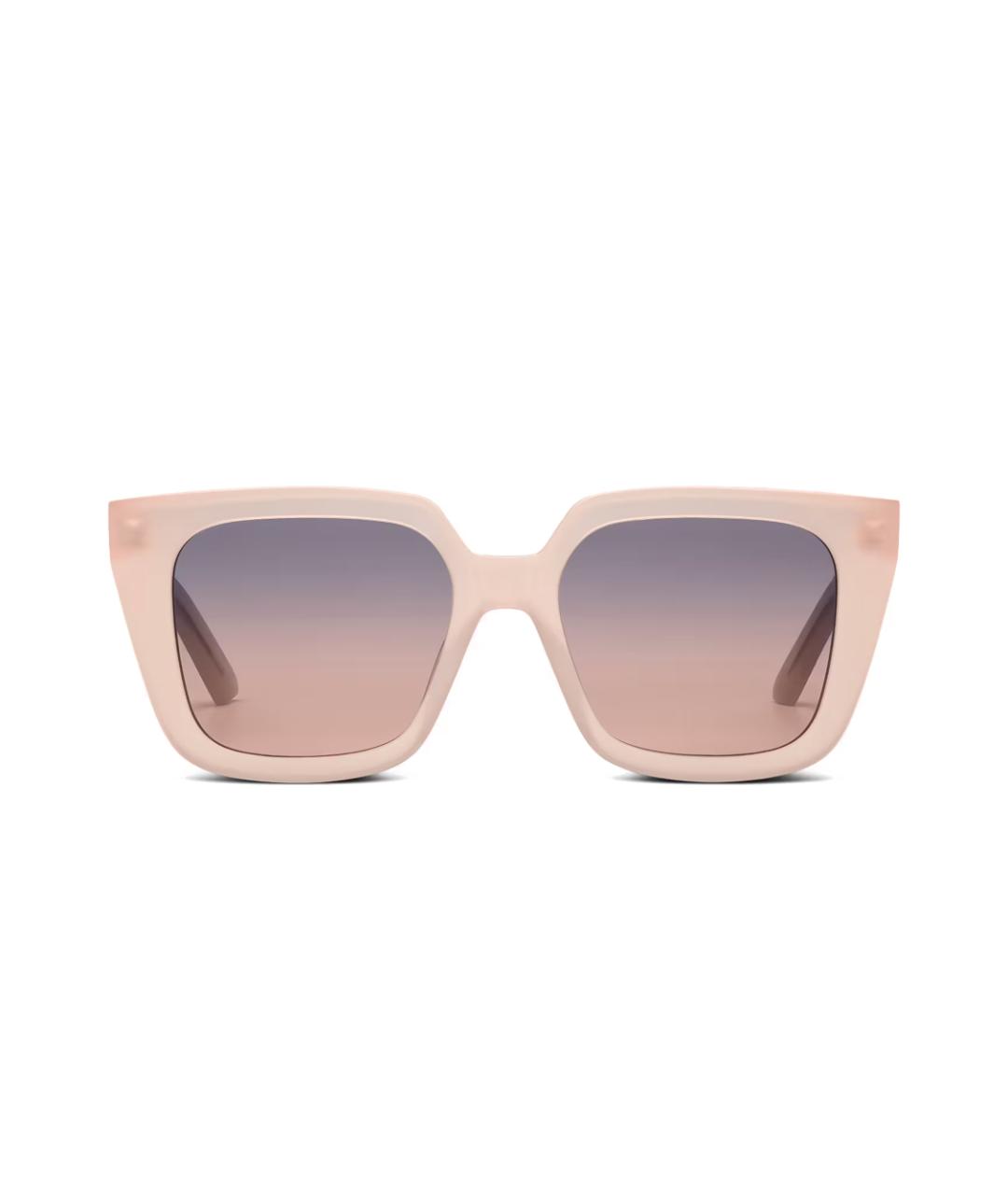CHRISTIAN DIOR Розовые пластиковые солнцезащитные очки, фото 2