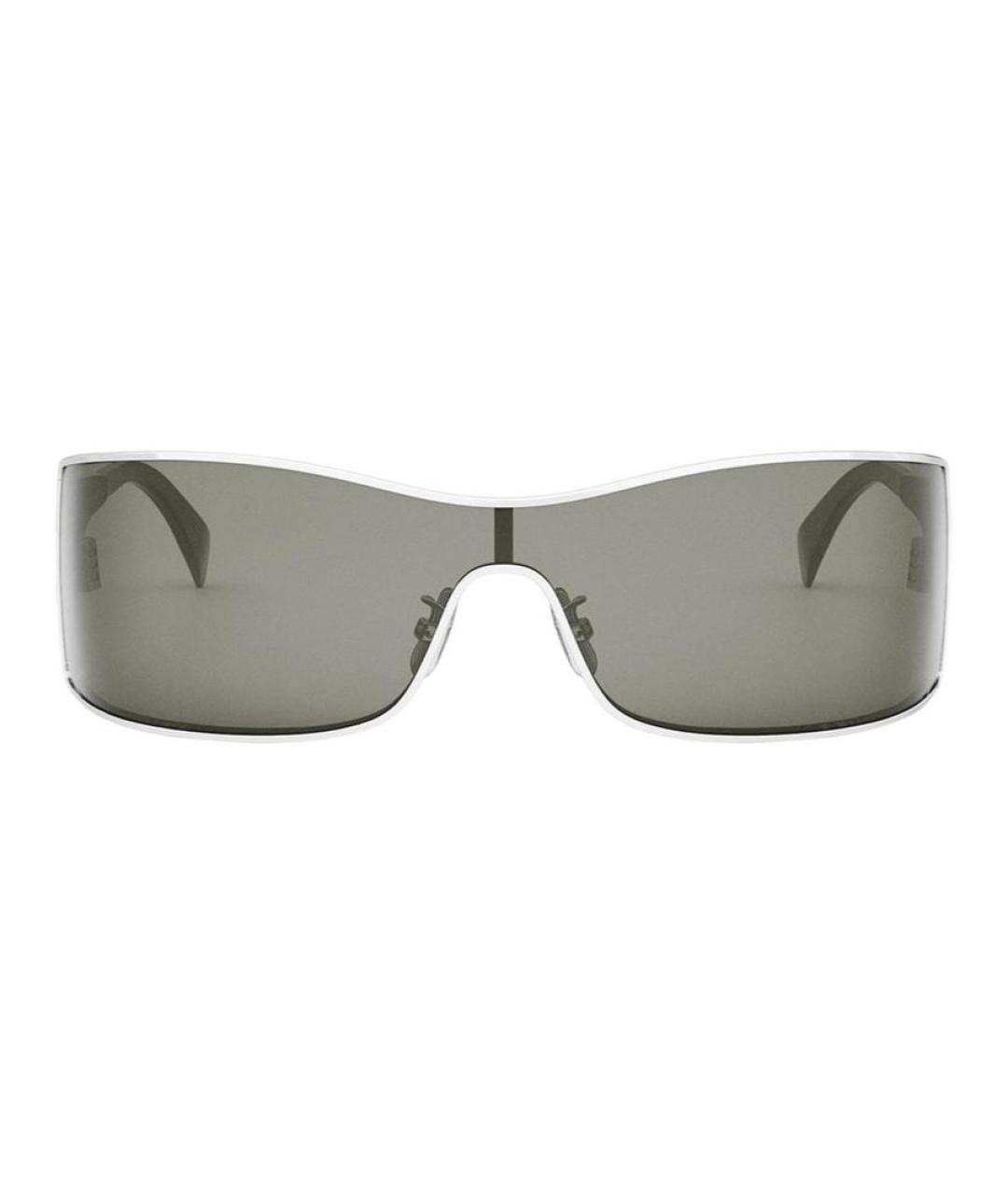 CELINE Белые металлические солнцезащитные очки, фото 1