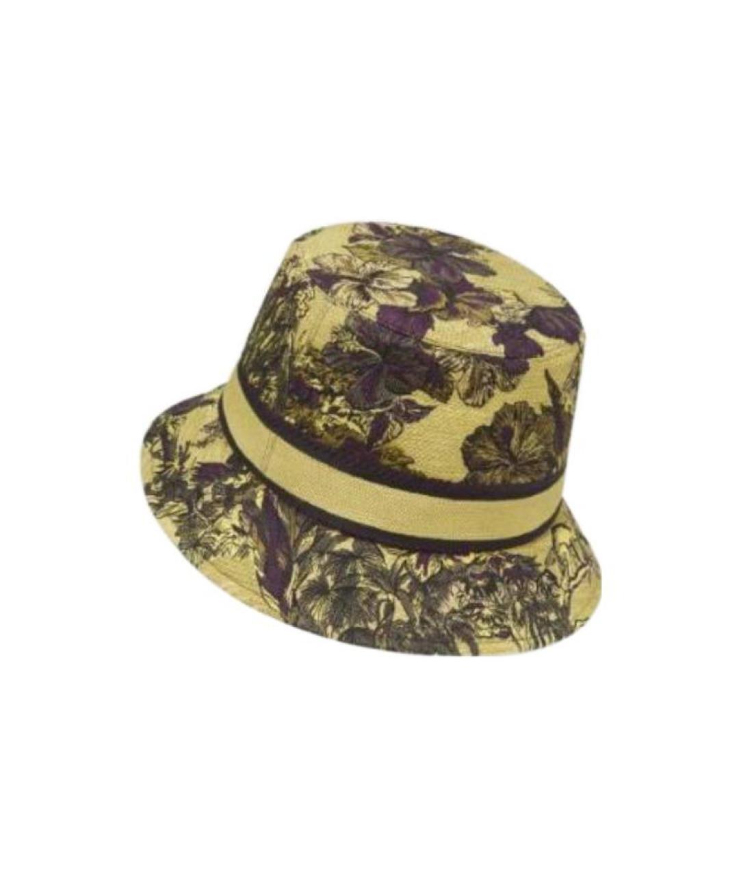 CHRISTIAN DIOR Мульти панама, фото 4