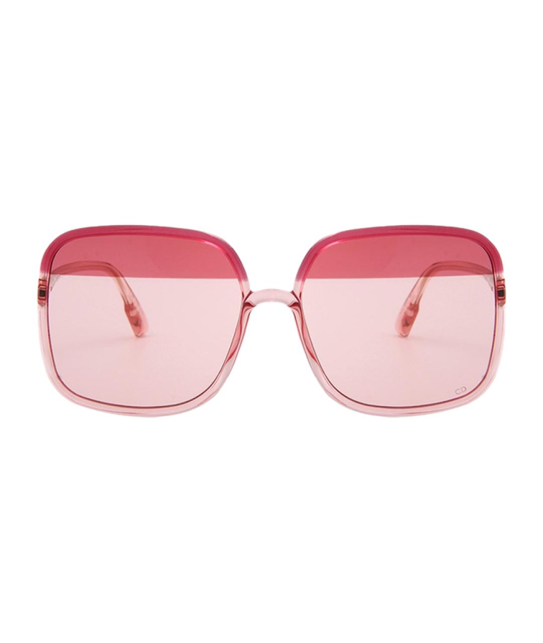 CHRISTIAN DIOR Розовые металлические солнцезащитные очки, фото 3