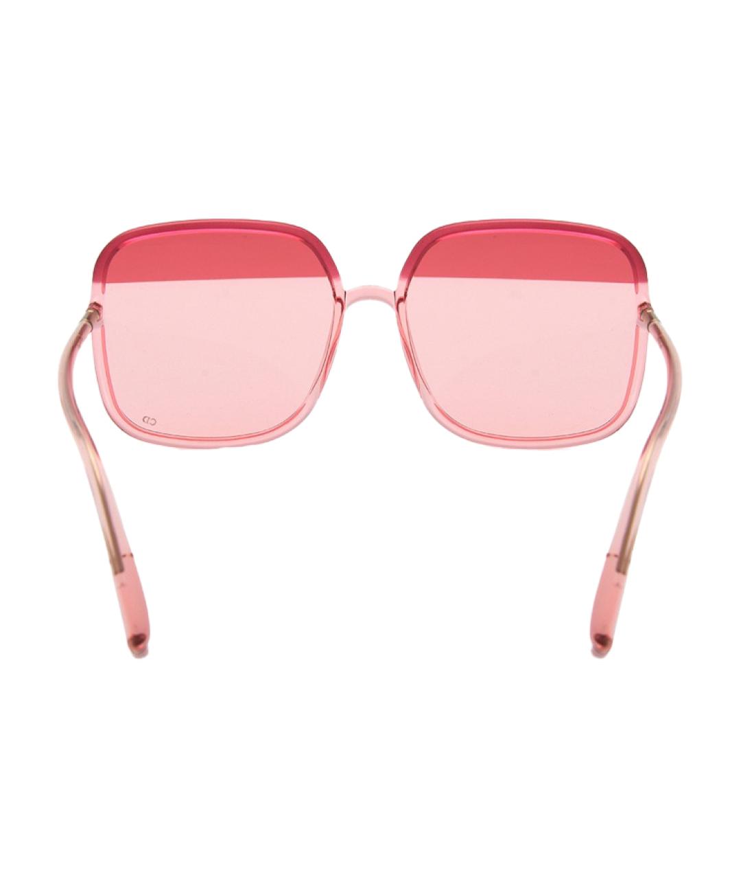 CHRISTIAN DIOR Розовые металлические солнцезащитные очки, фото 4