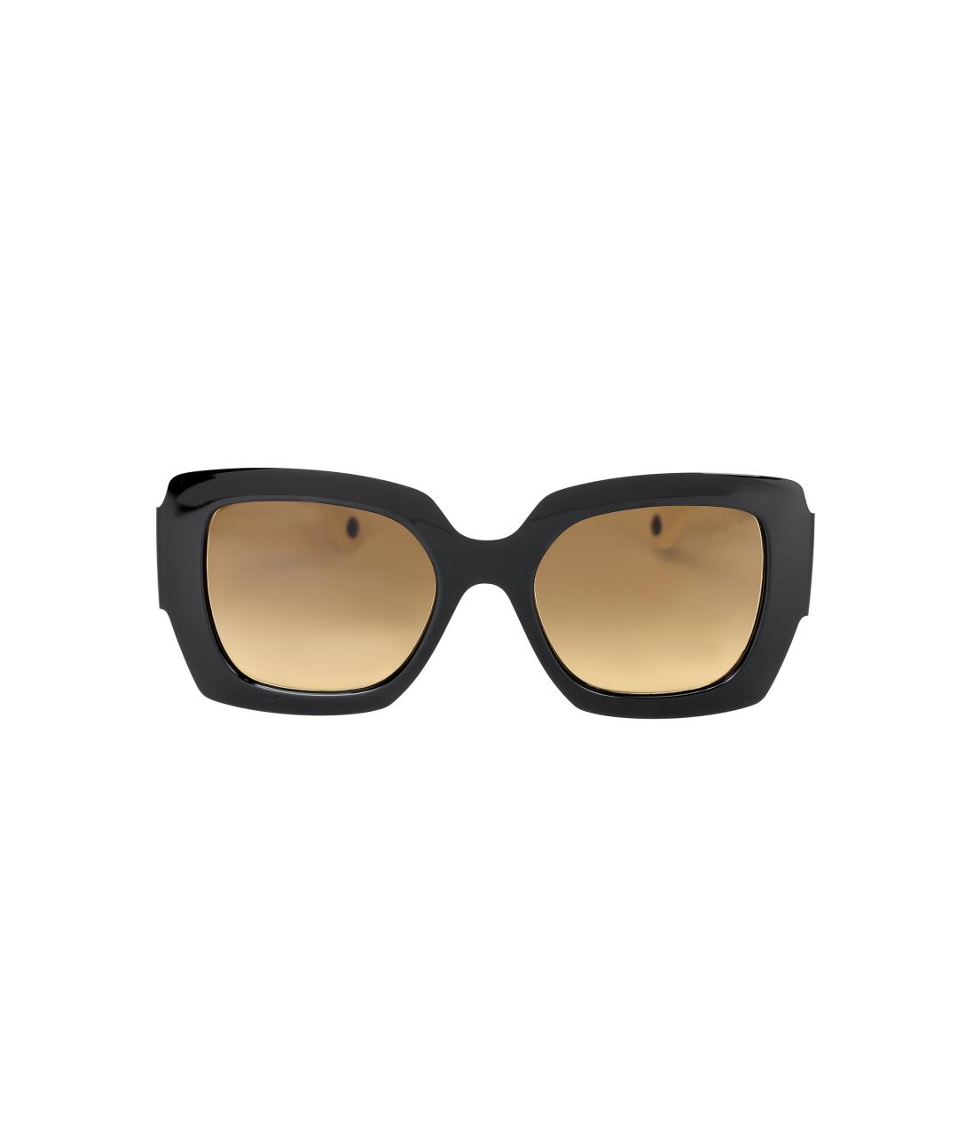 CHANEL Черные пластиковые солнцезащитные очки, фото 2