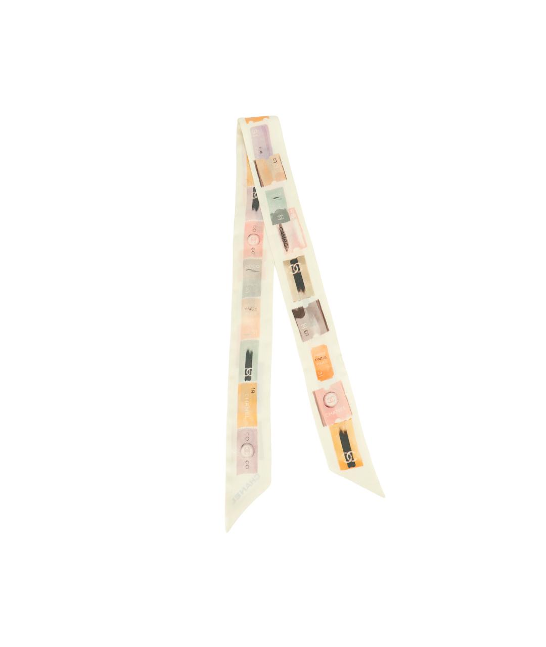 CHANEL Мульти шелковый шарф, фото 2