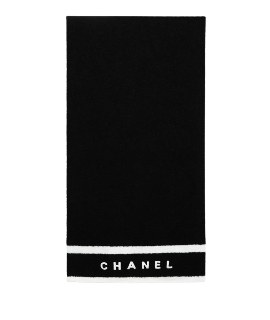 CHANEL Черный шарф, фото 1