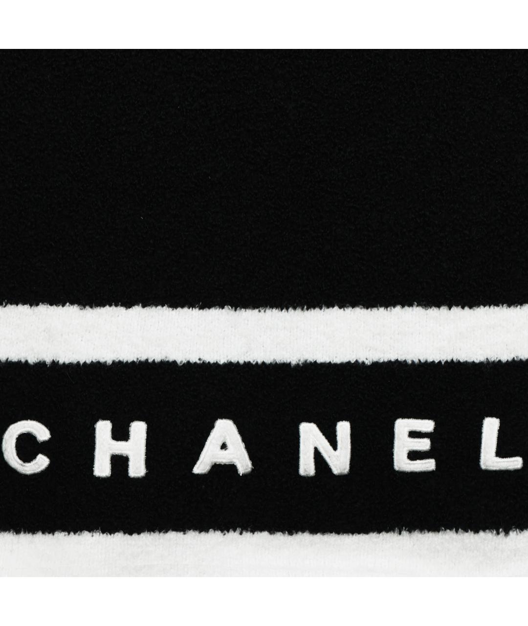 CHANEL Черный шарф, фото 3
