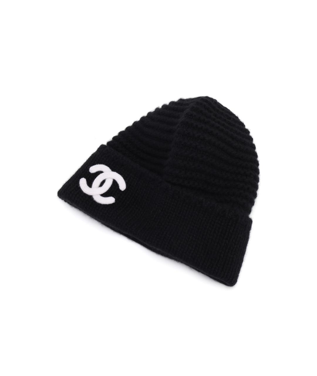 CHANEL Черная шапка, фото 2