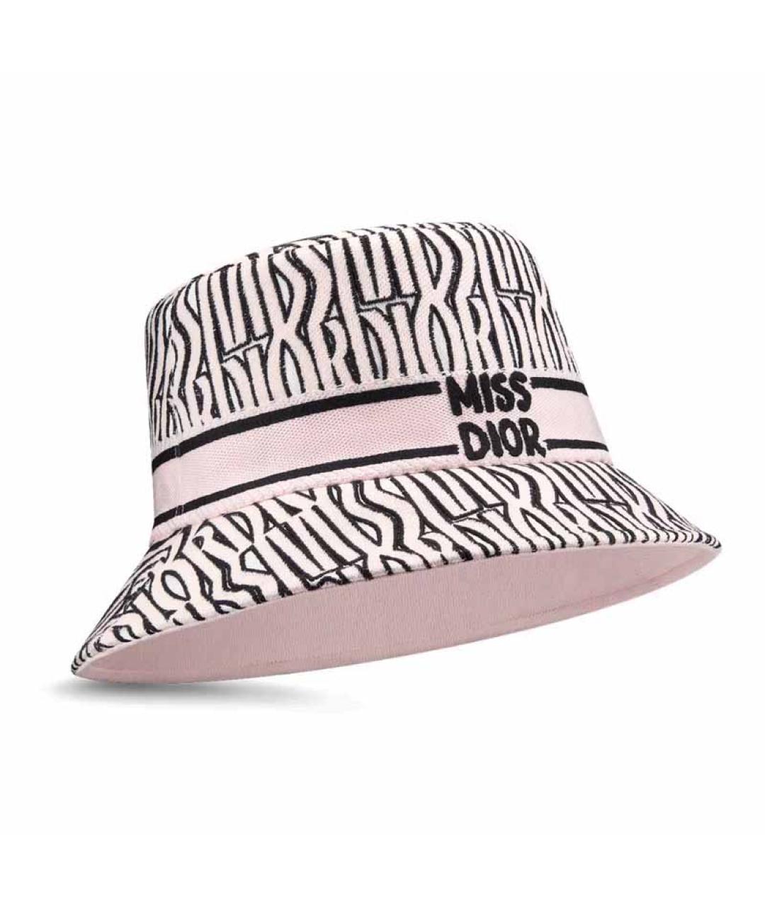 CHRISTIAN DIOR Розовая хлопковая панама, фото 2