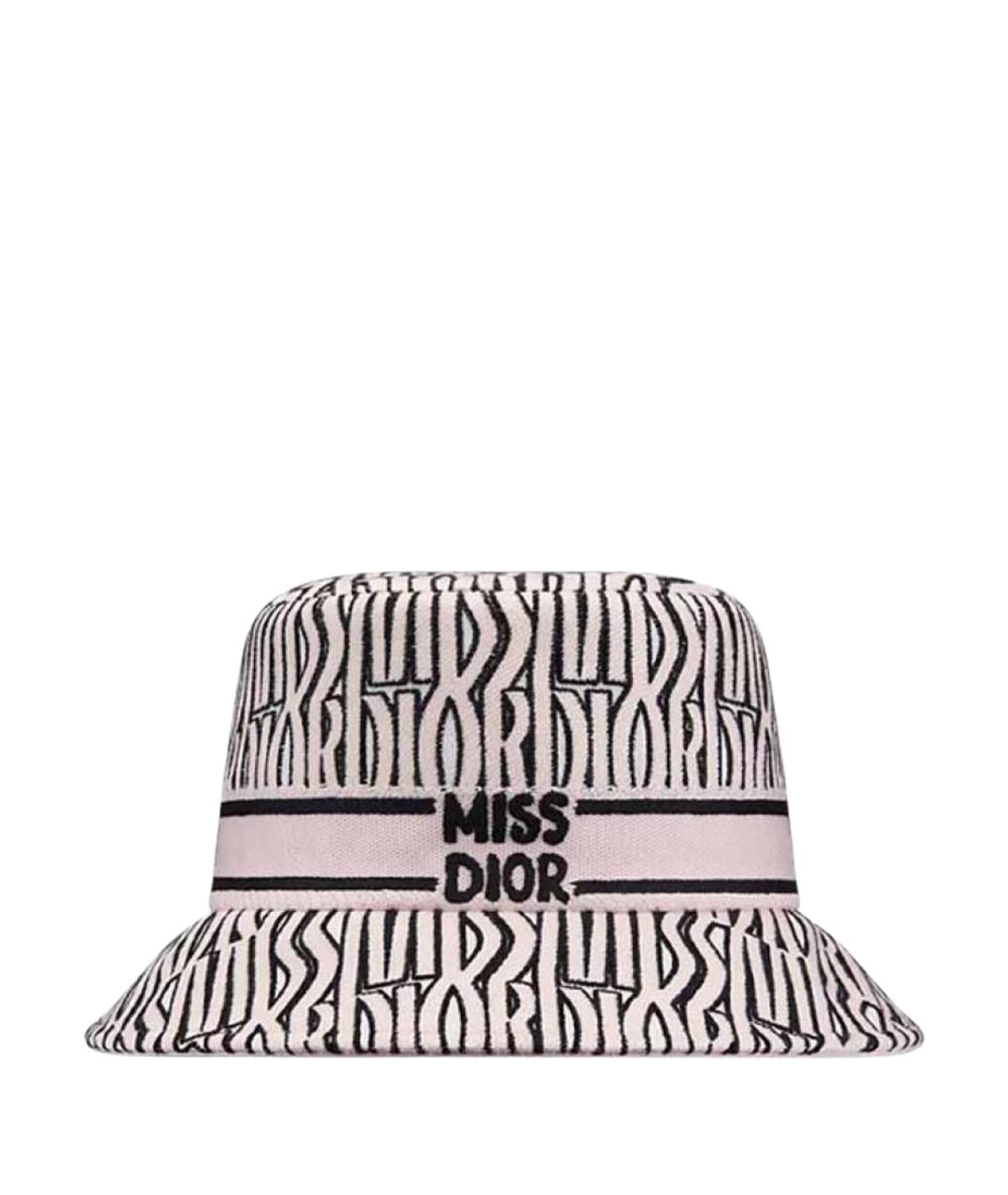 CHRISTIAN DIOR Розовая хлопковая панама, фото 1