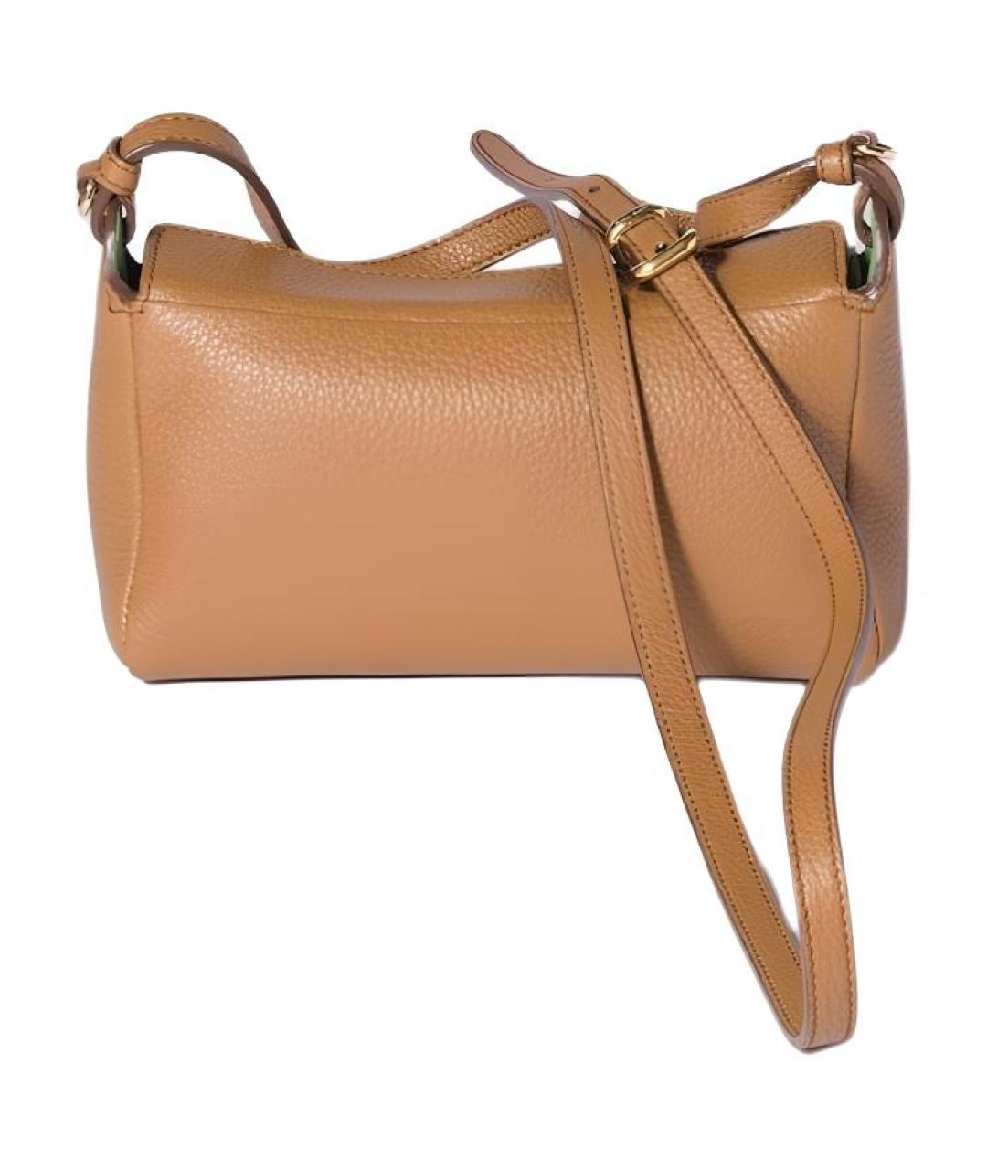 MIU MIU Коричневая кожаная сумка через плечо, фото 3