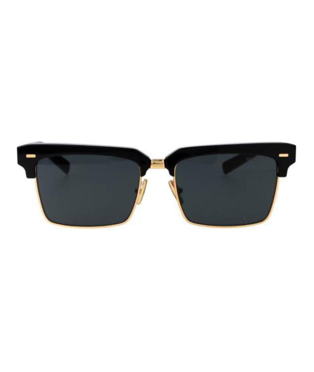 MIU MIU Черные пластиковые солнцезащитные очки, фото 2