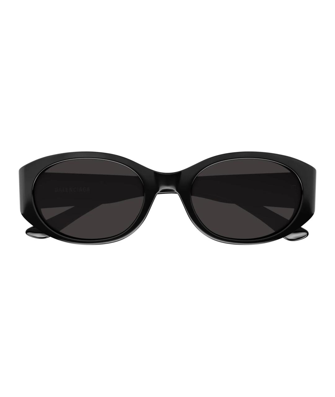 BALENCIAGA Черные пластиковые солнцезащитные очки, фото 2