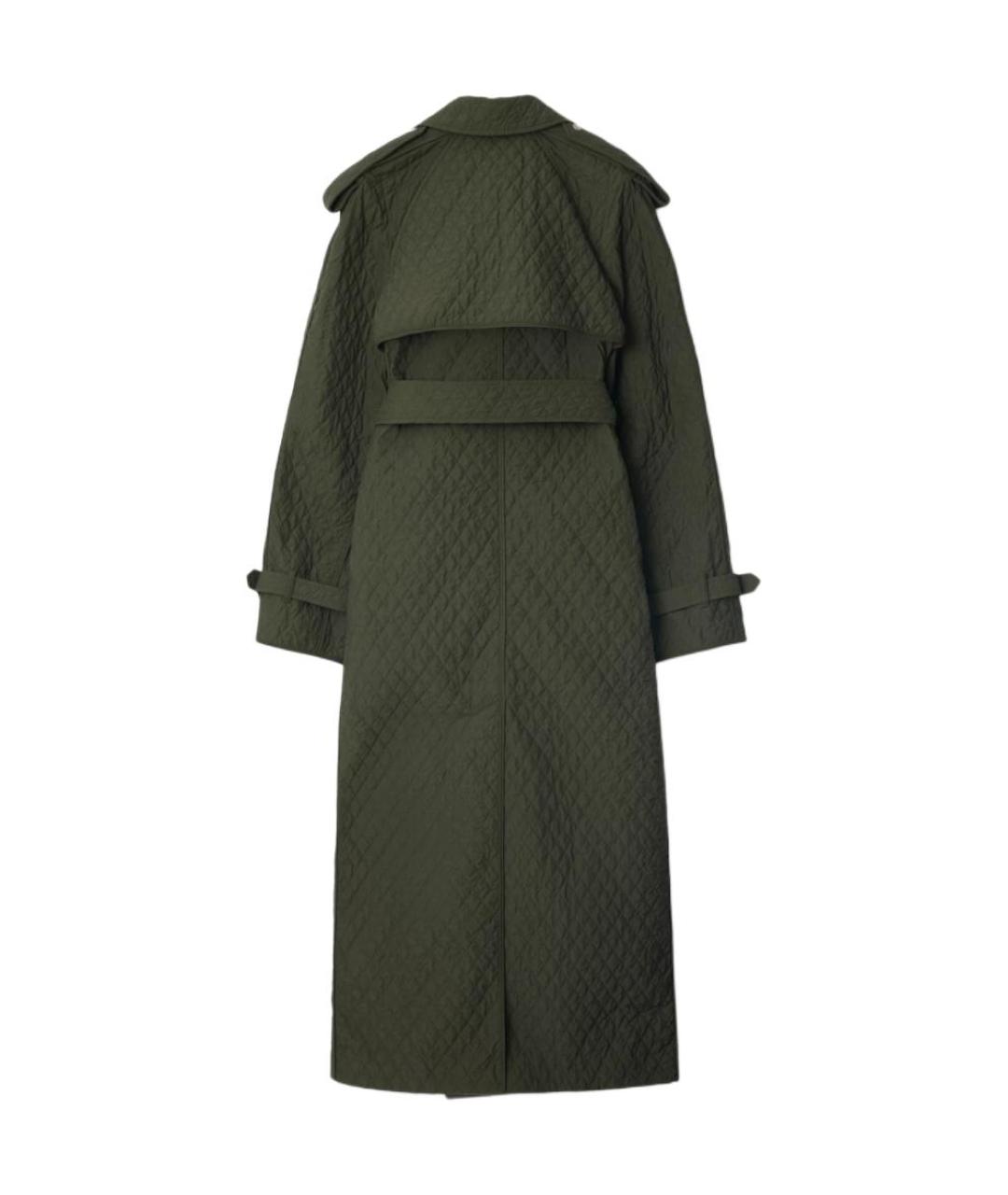 BURBERRY Зеленый тренч/плащ, фото 2
