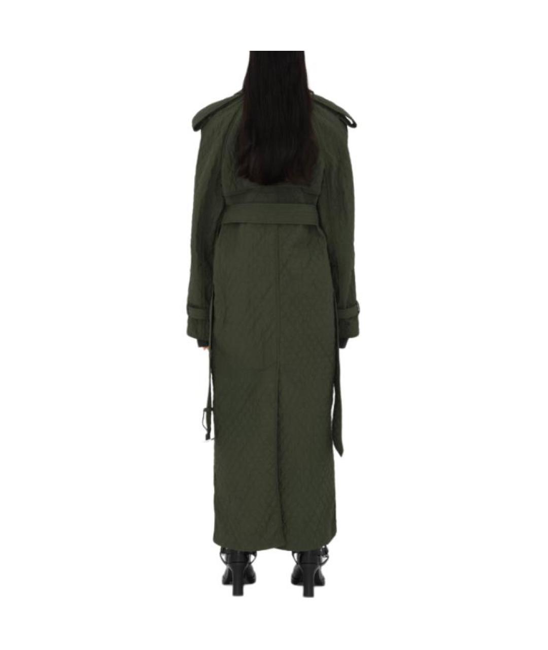 BURBERRY Зеленый тренч/плащ, фото 5