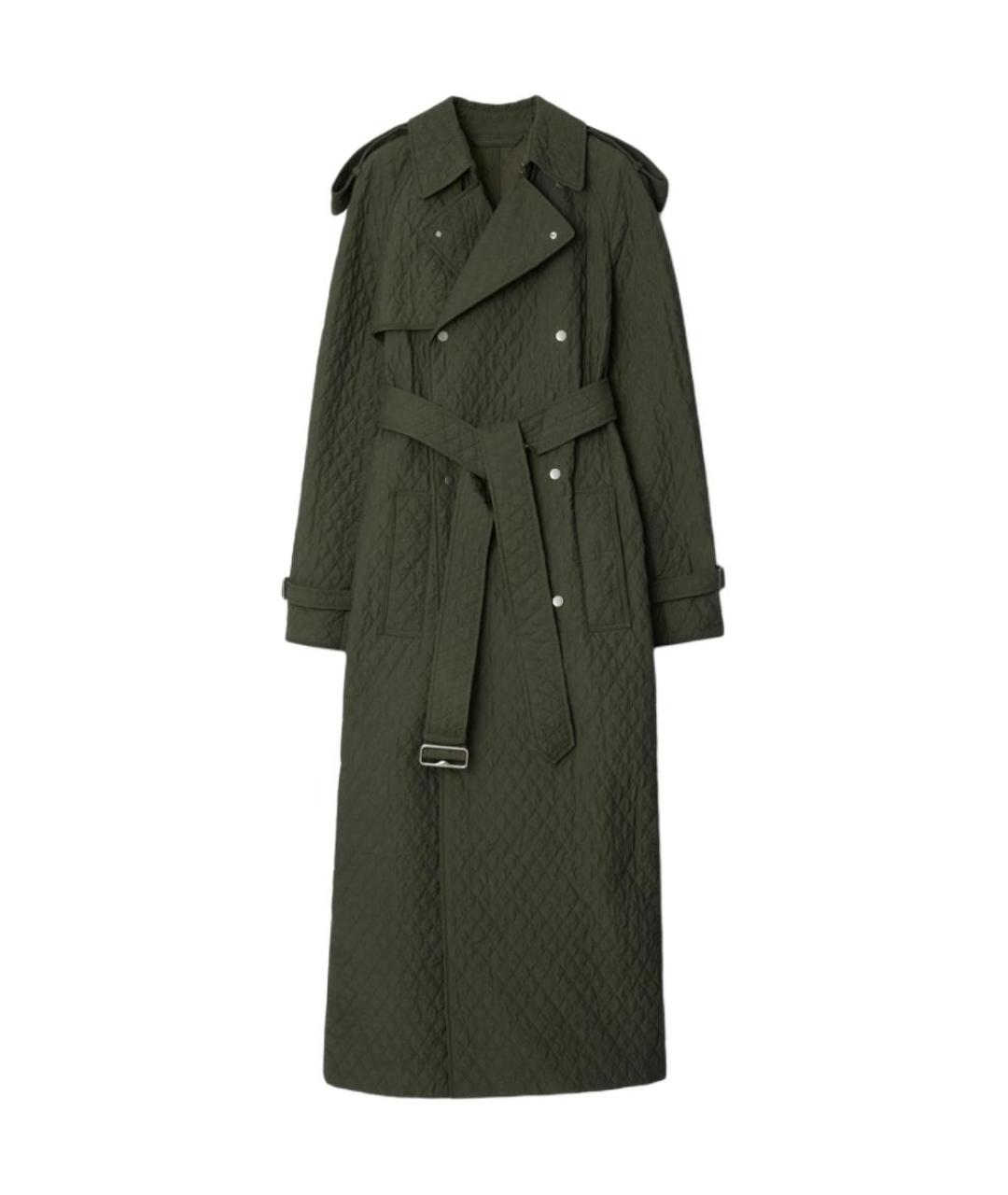 BURBERRY Зеленый тренч/плащ, фото 1