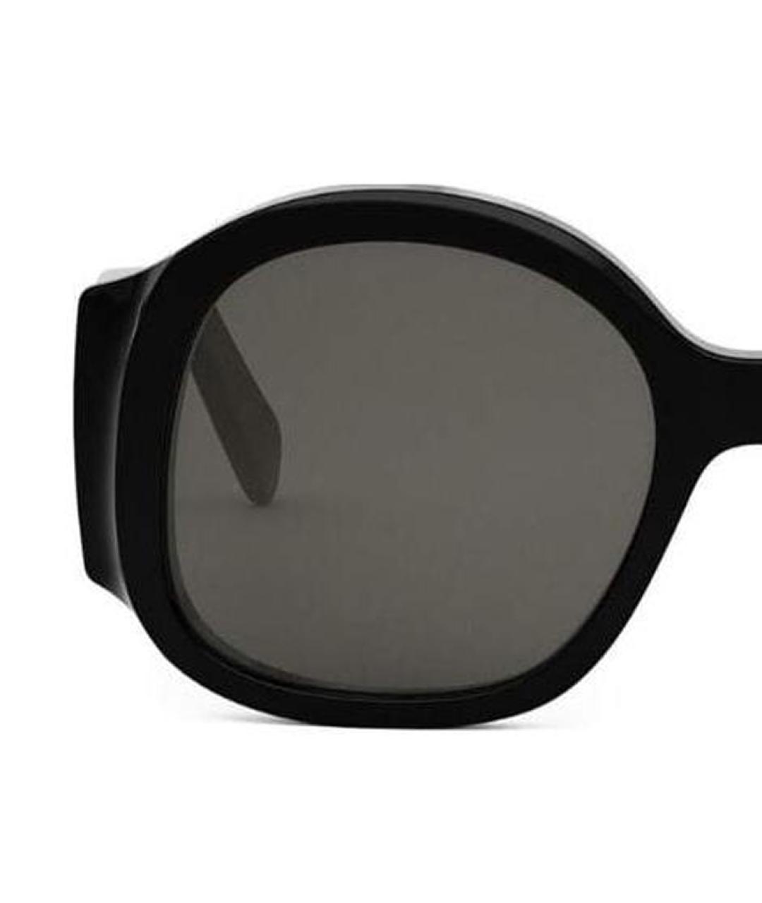 CELINE Черные пластиковые солнцезащитные очки, фото 3