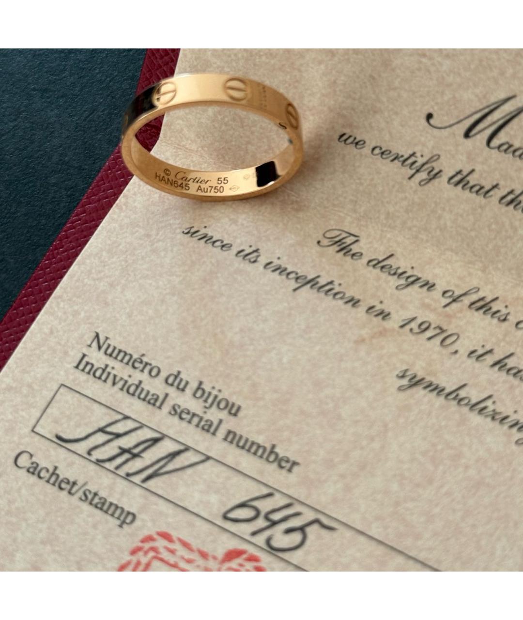 CARTIER Антрацитовое кольцо из белого золота, фото 5