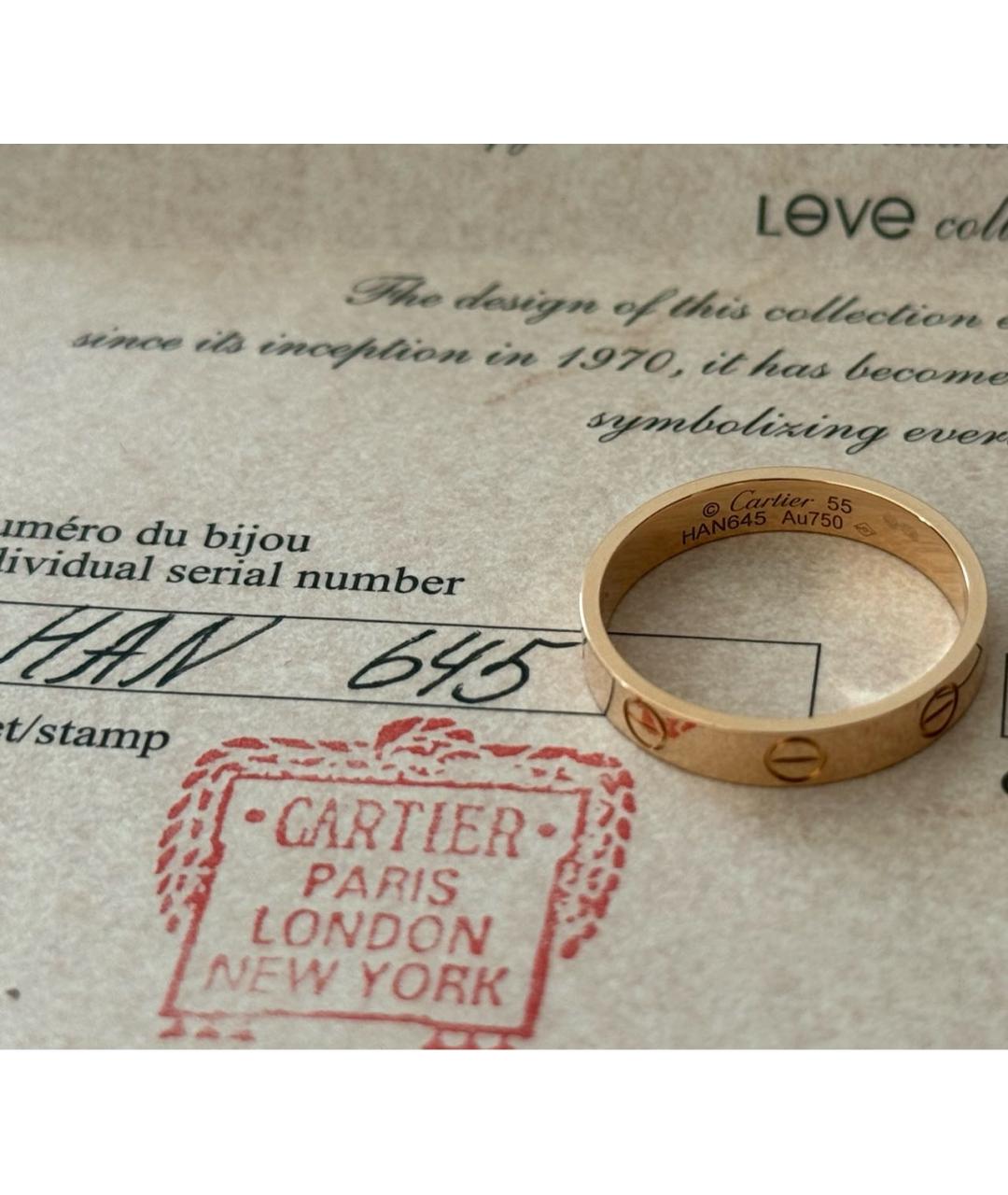 CARTIER Антрацитовое кольцо из белого золота, фото 6