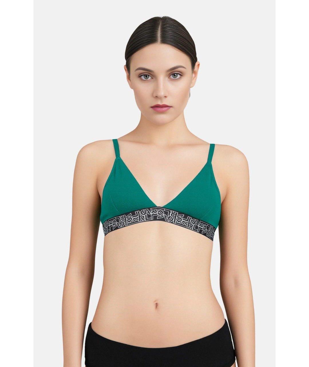 KARL LAGERFELD Зеленый бюстгалтеры, фото 6
