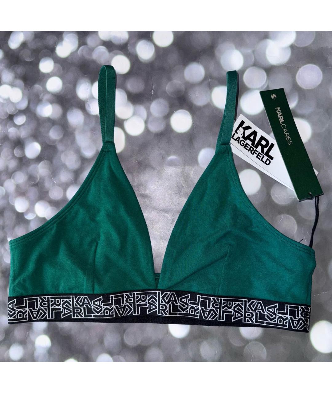 KARL LAGERFELD Зеленый бюстгалтеры, фото 5