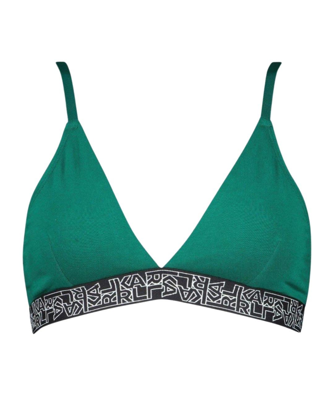 KARL LAGERFELD Зеленый бюстгалтеры, фото 1