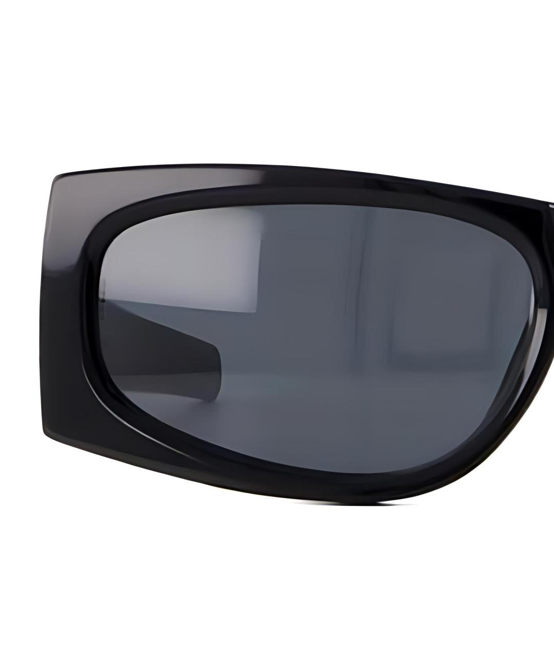 SAINT LAURENT Черные пластиковые солнцезащитные очки, фото 3