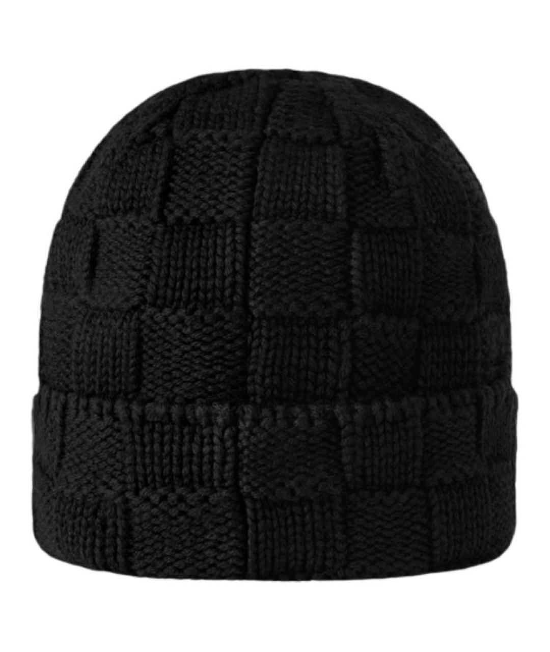 LOUIS VUITTON Черная шапка, фото 3