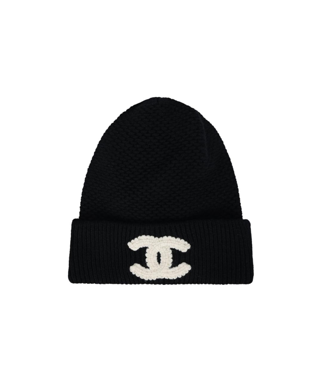 CHANEL Черная шапка, фото 5