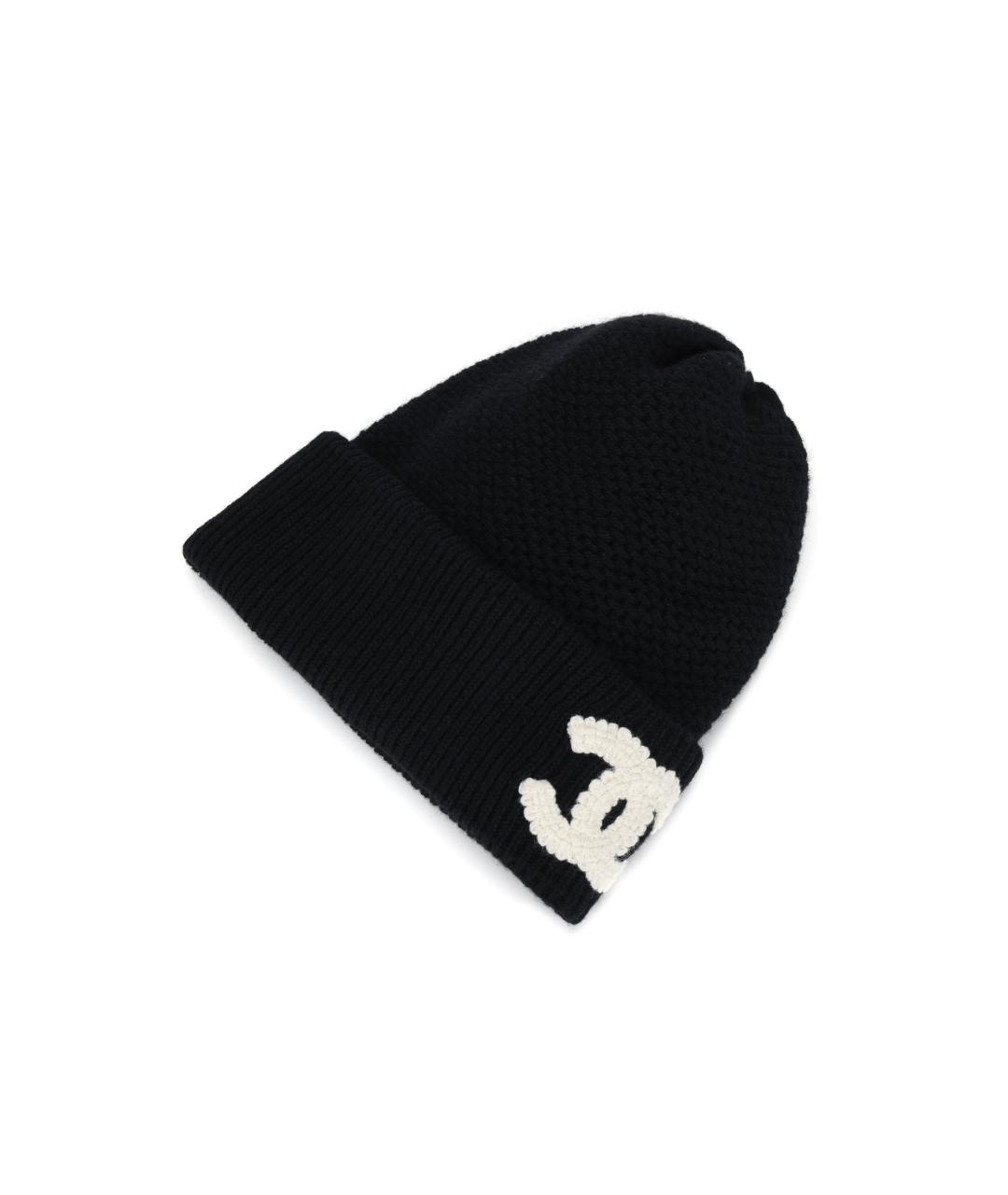 CHANEL Черная шапка, фото 3