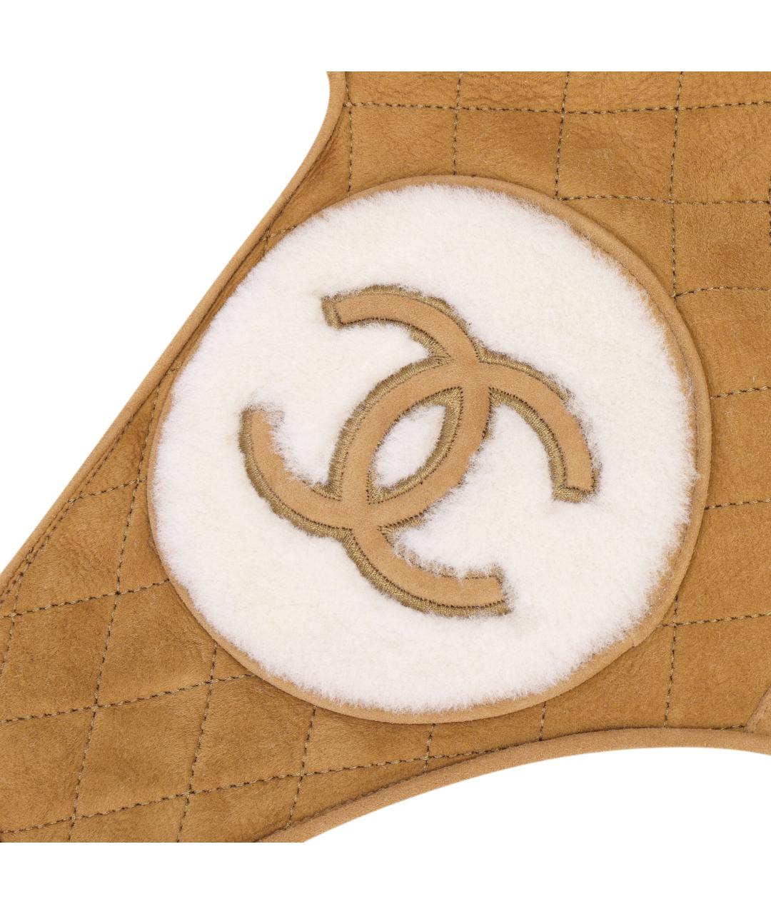 CHANEL Коричневая шапка, фото 5