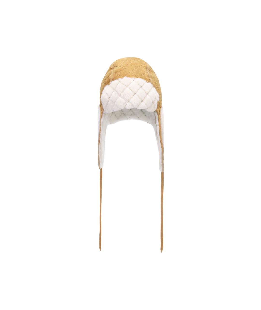 CHANEL Коричневая шапка, фото 2