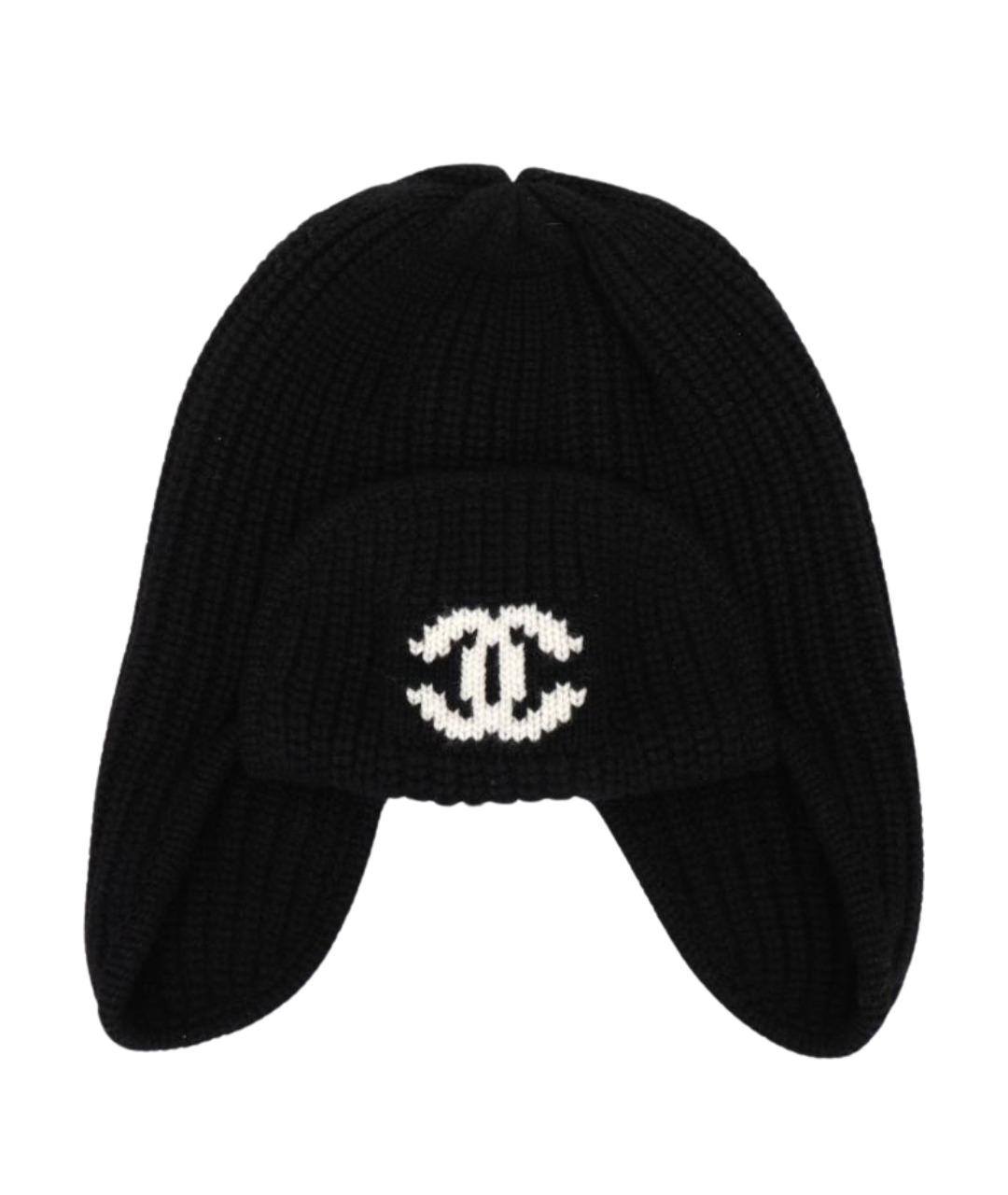 CHANEL Черная шапка, фото 1