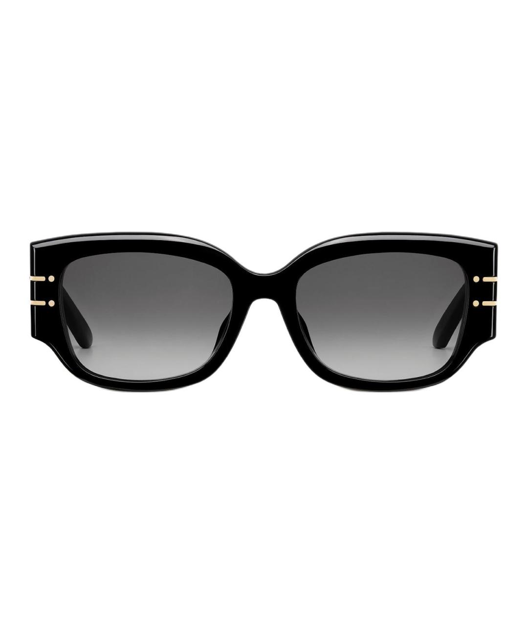 CHRISTIAN DIOR Черные пластиковые солнцезащитные очки, фото 2