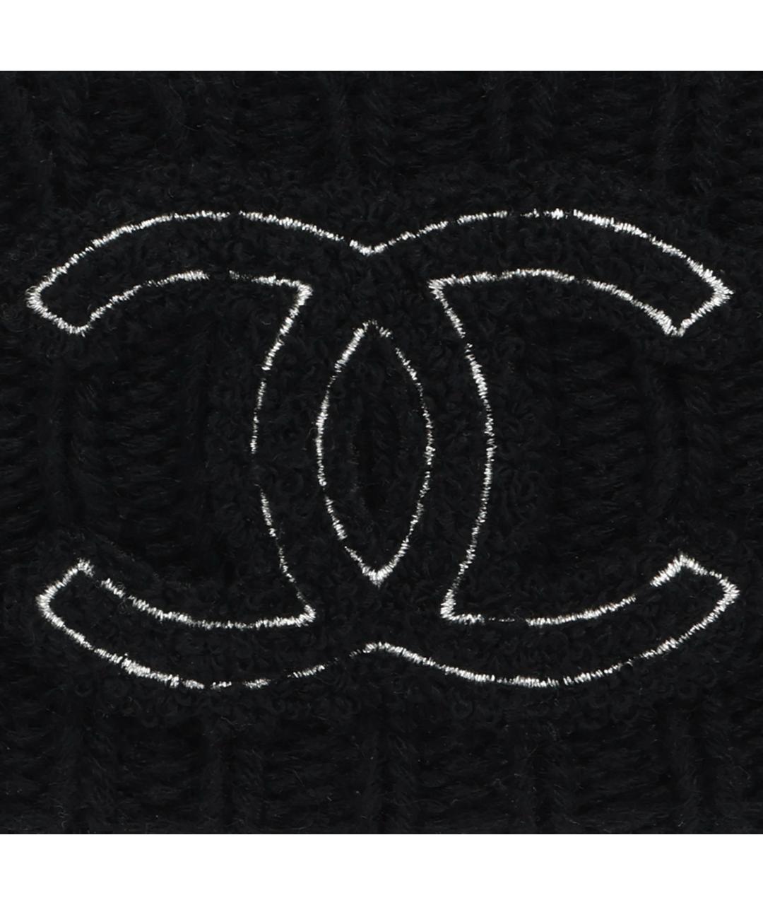 CHANEL Черная шапка, фото 5