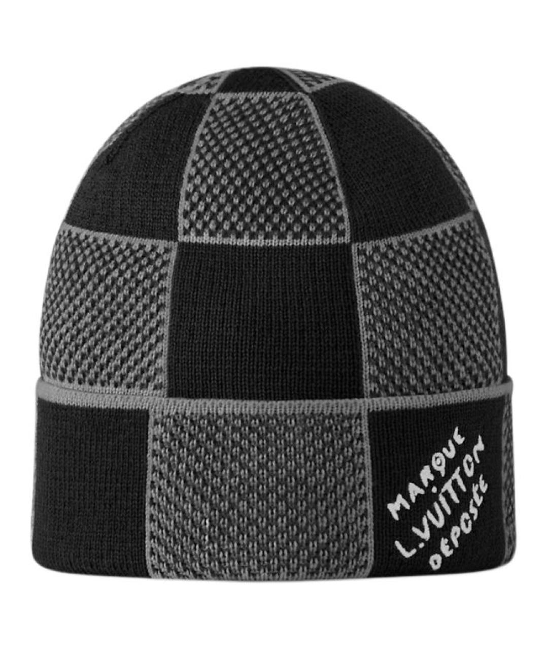 LOUIS VUITTON Серая шапка, фото 3