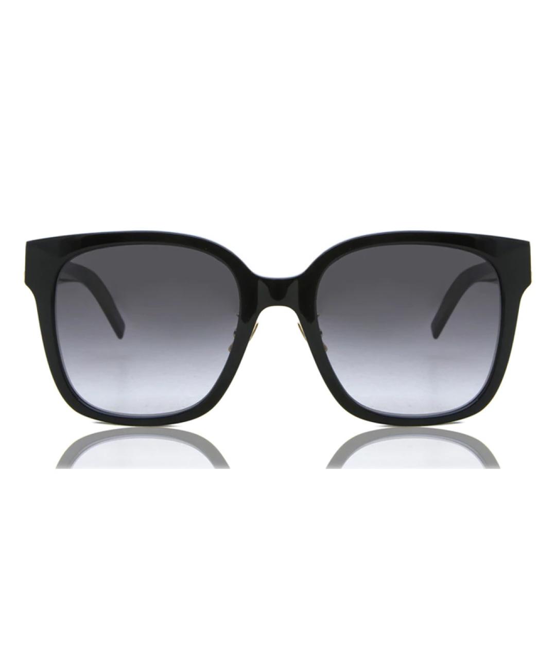 SAINT LAURENT Черные пластиковые солнцезащитные очки, фото 2