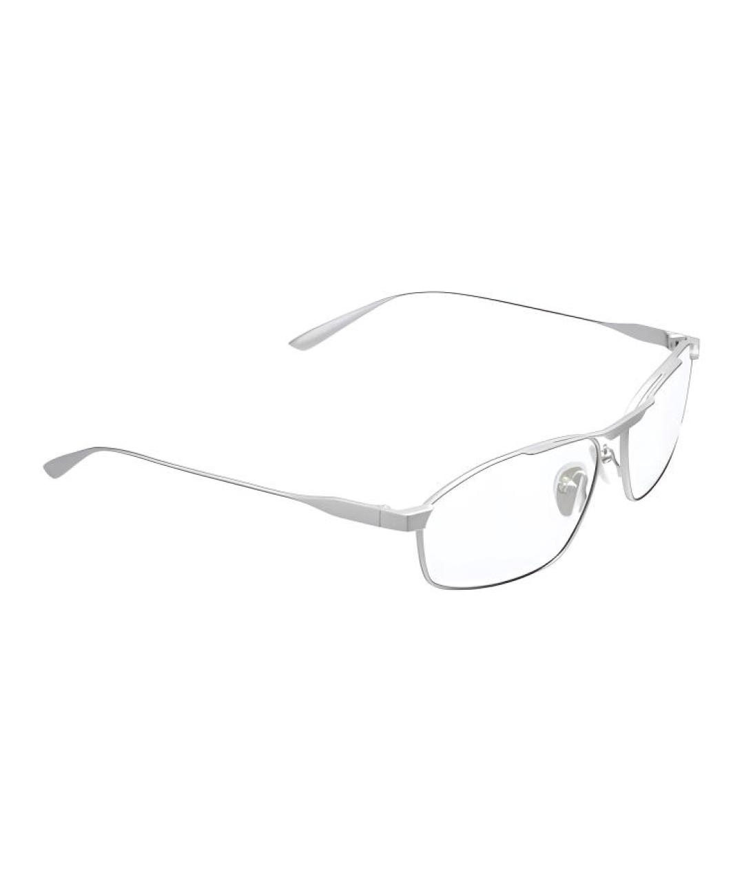 BALENCIAGA Серебряные металлические солнцезащитные очки, фото 4